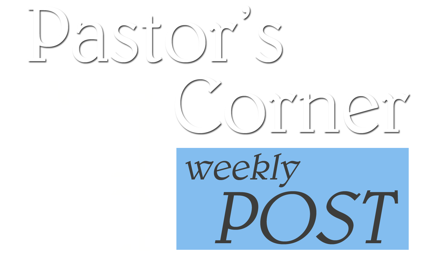 Pastor's Corner Logo Pastor's Corner Logo